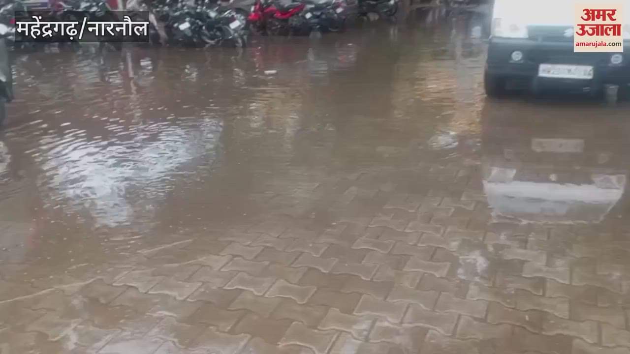Heavy rain in Narnaul, water filled everywhere