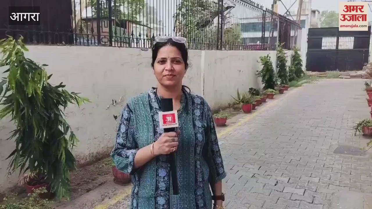 Heavy rain with storm weather changed in Agra