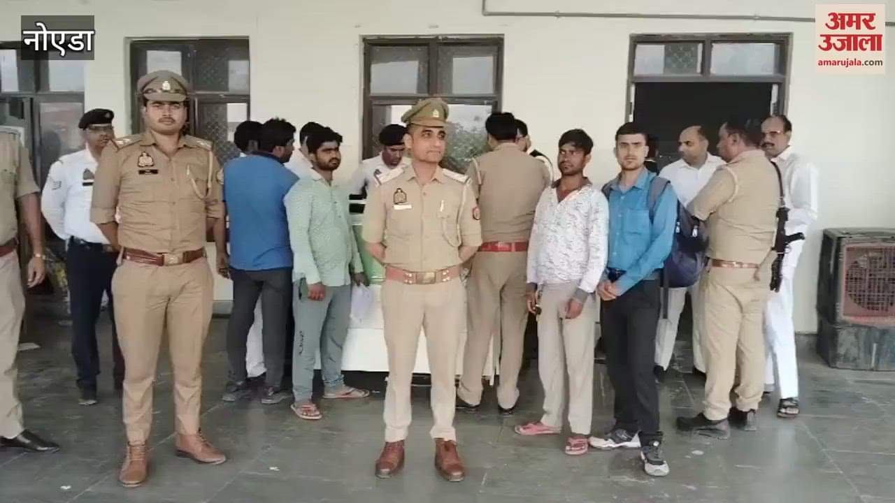 Crowds of people gathered in Lok Adalat in Greater Noida to settle pending vehicle challans