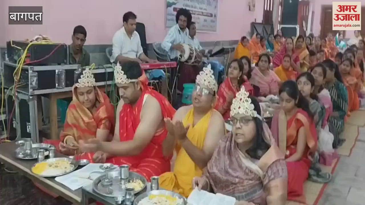 Organized Shantinath Vidhan in Binaili of Baghpat, prayed for world peace