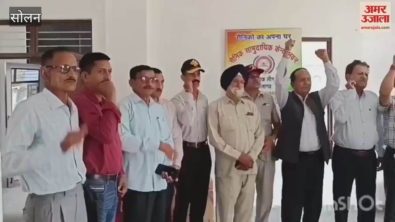 Solan If needed we are also ready to provide services ex-soldiers roared in Nalagarh