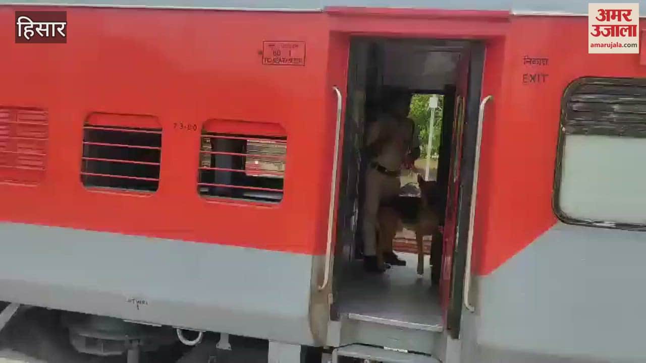 Alert at Hisar railway station, checking done in trains; passengers' bags searched