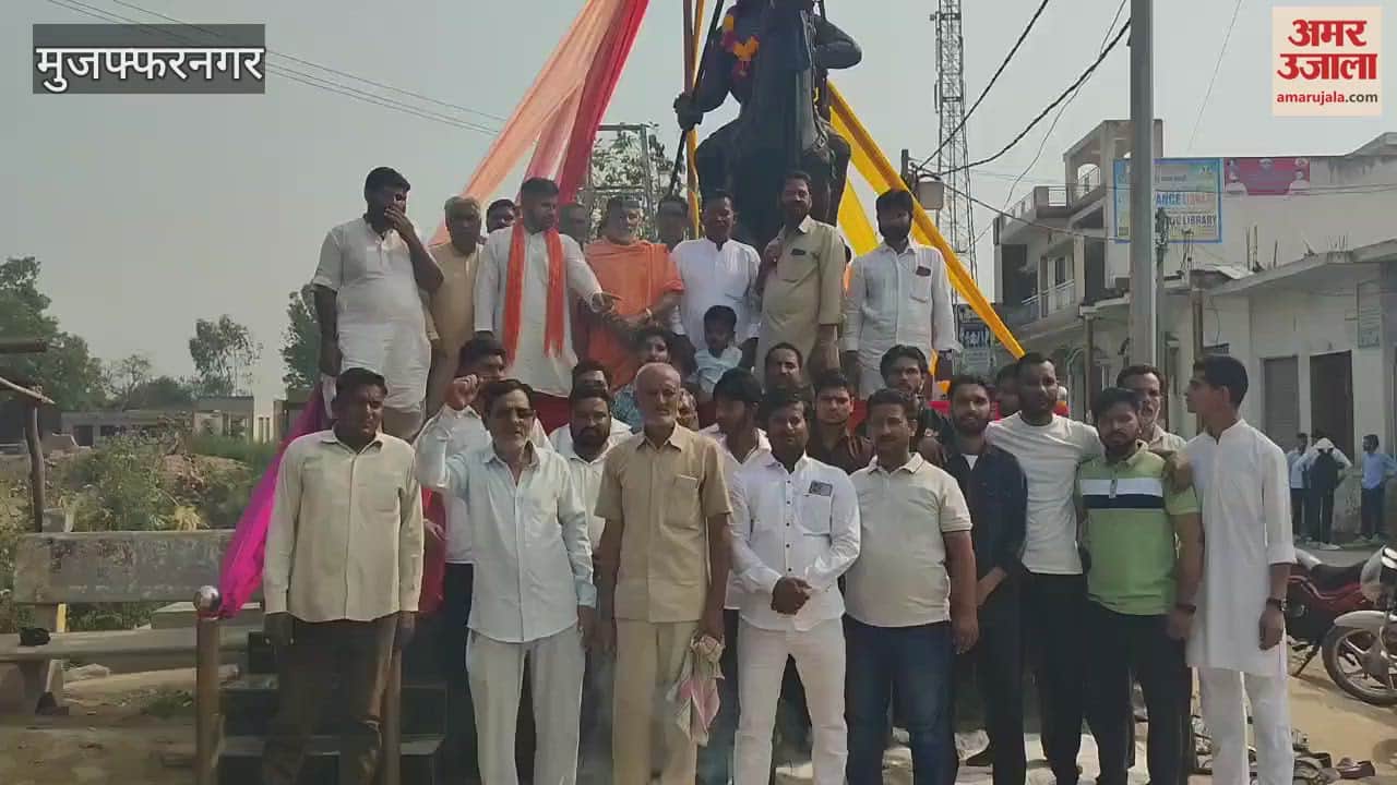 Veer Shiromani Maharana Pratap's birth anniversary was celebrated in Muzaffarnagar, patriotic slogans were raised