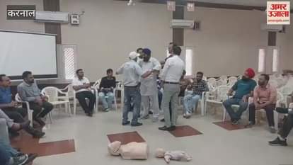 In Karnal, Red Cross Society and NIFA taught the youth ways to survive in emergency situations