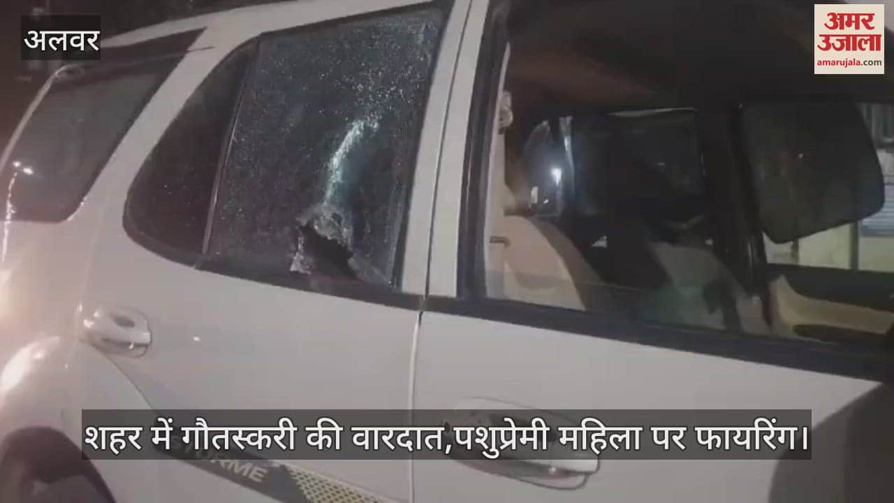 Alwar News: cow smugglers who came to pick up cattle pelted stones and fired at woman, fled from spot