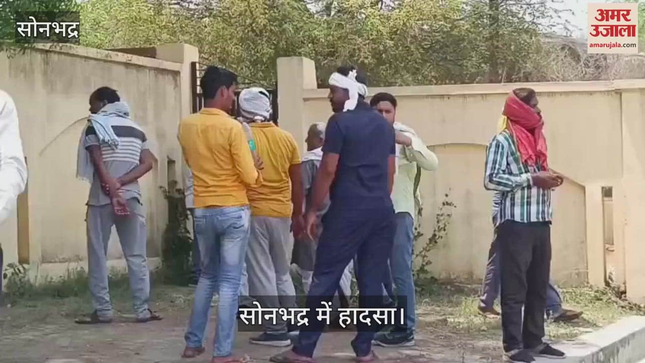 road accident in sonbhadra EMT died and driver injured as truck hits ambulance