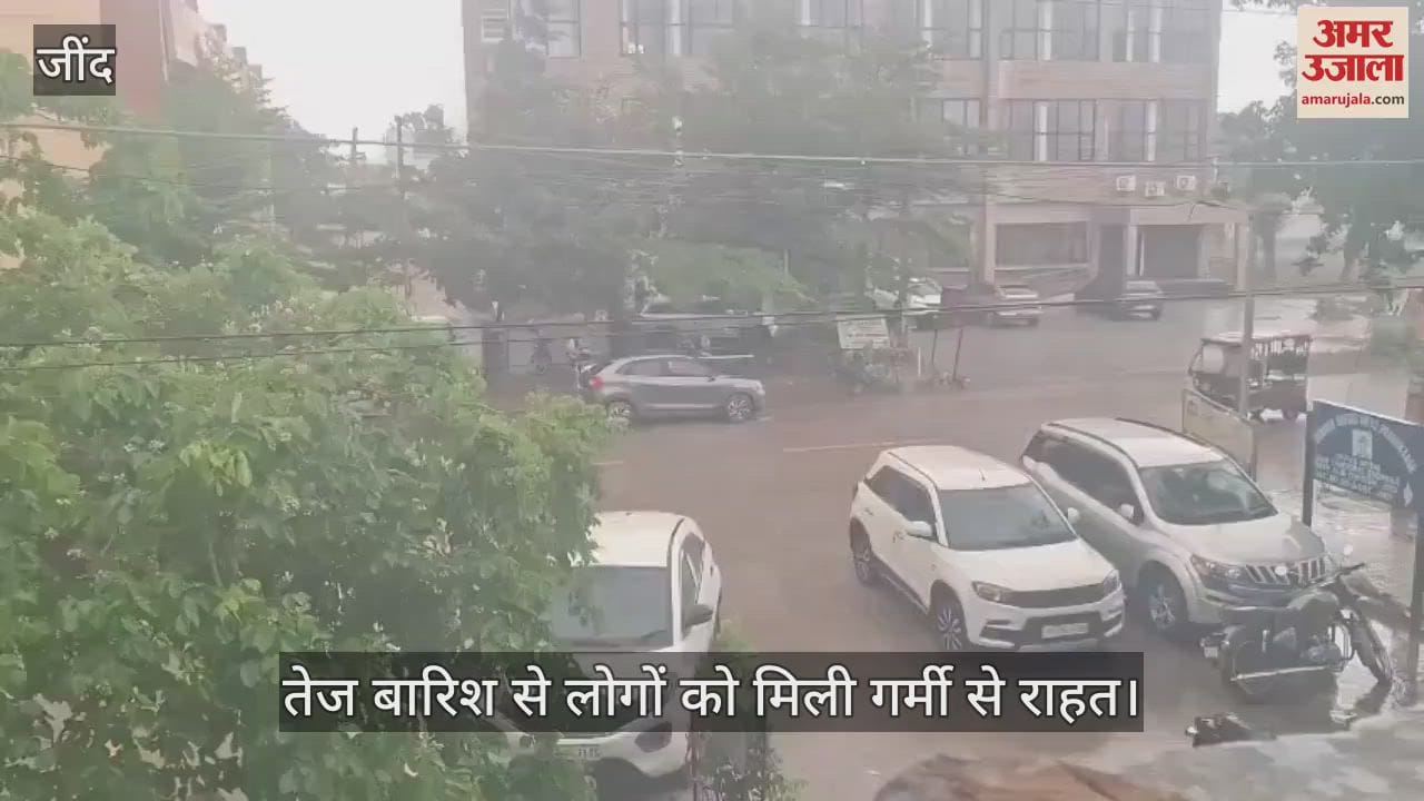 Rain in Jind brought relief from heat to people