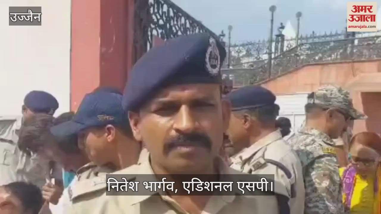 Government alert... Mock drill conducted siren in Mahakal temple, Police, STF, BDS team practice