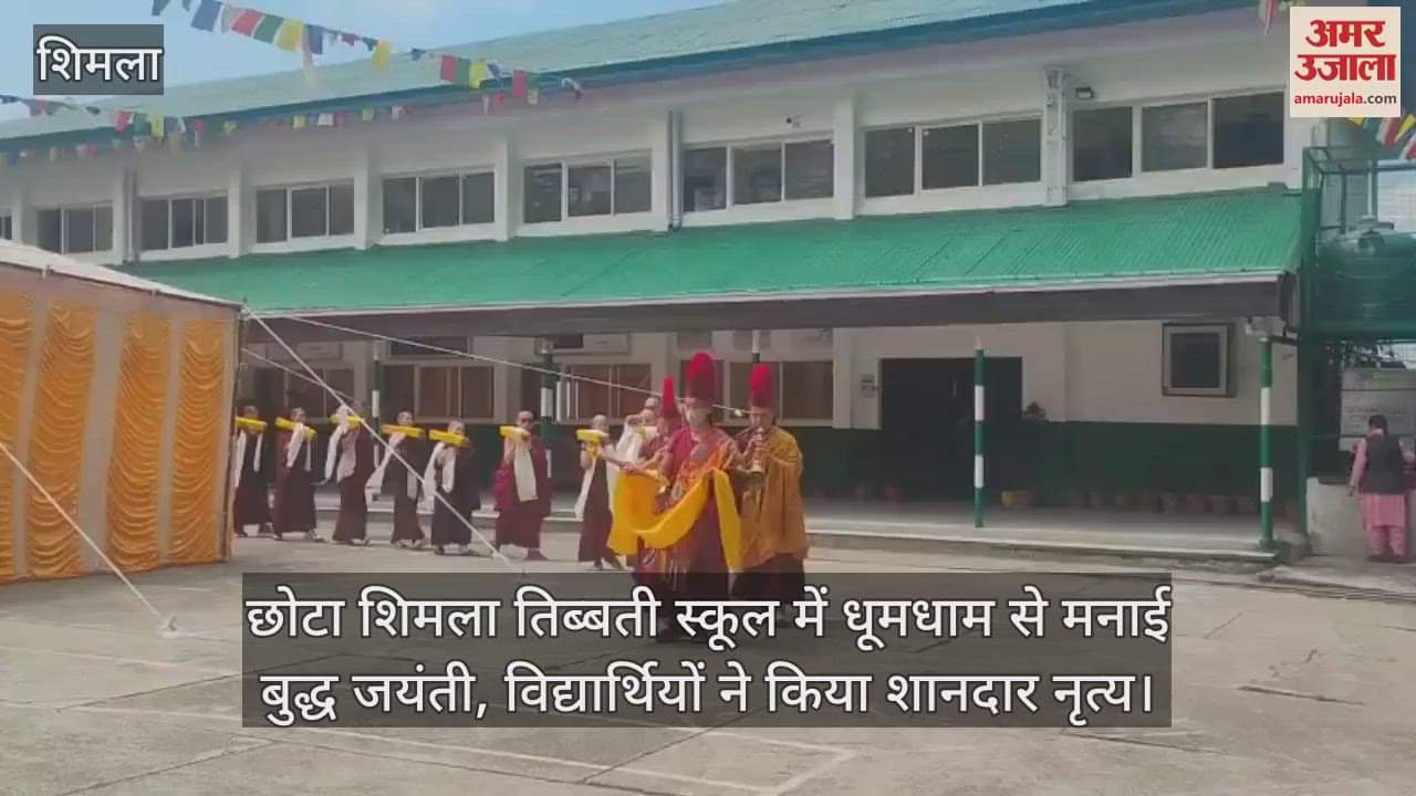 Buddha Jayanti celebrated with great pomp in Chota Shimla Tibetan School, students performed a wonderful dance