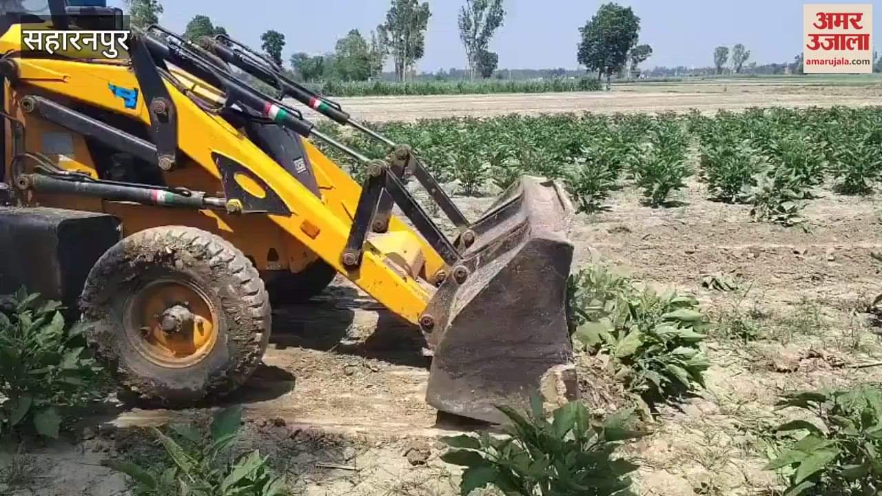 Administrative action started against illegal encroachments on Sindhali river in Gangoh, Saharanpur