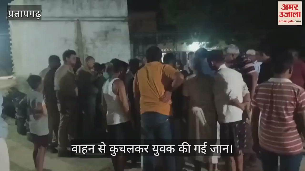 A young man who had come to attend his sister's wedding was crushed to death by a vehicle