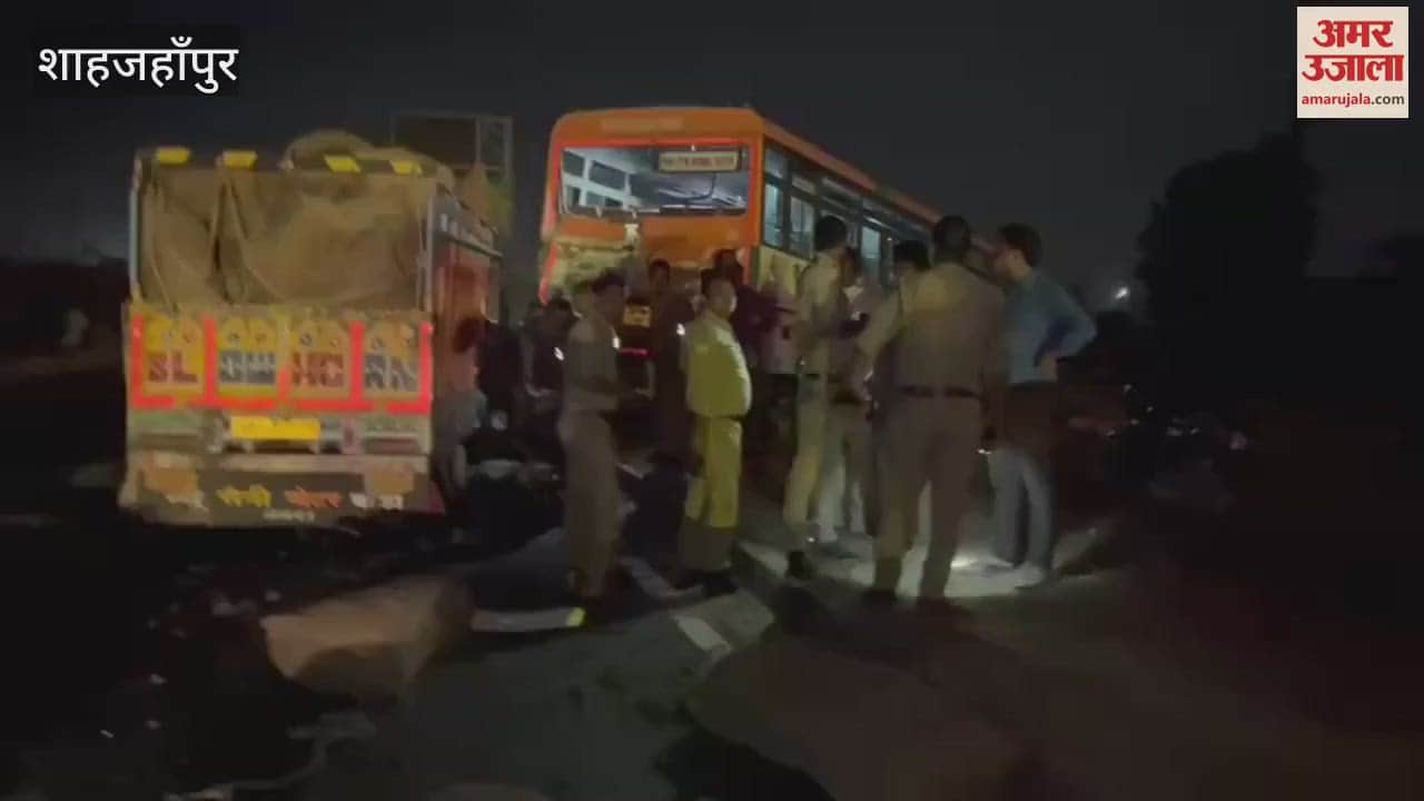 Pickup vehicle driver died in road accident in Shahjahanpur