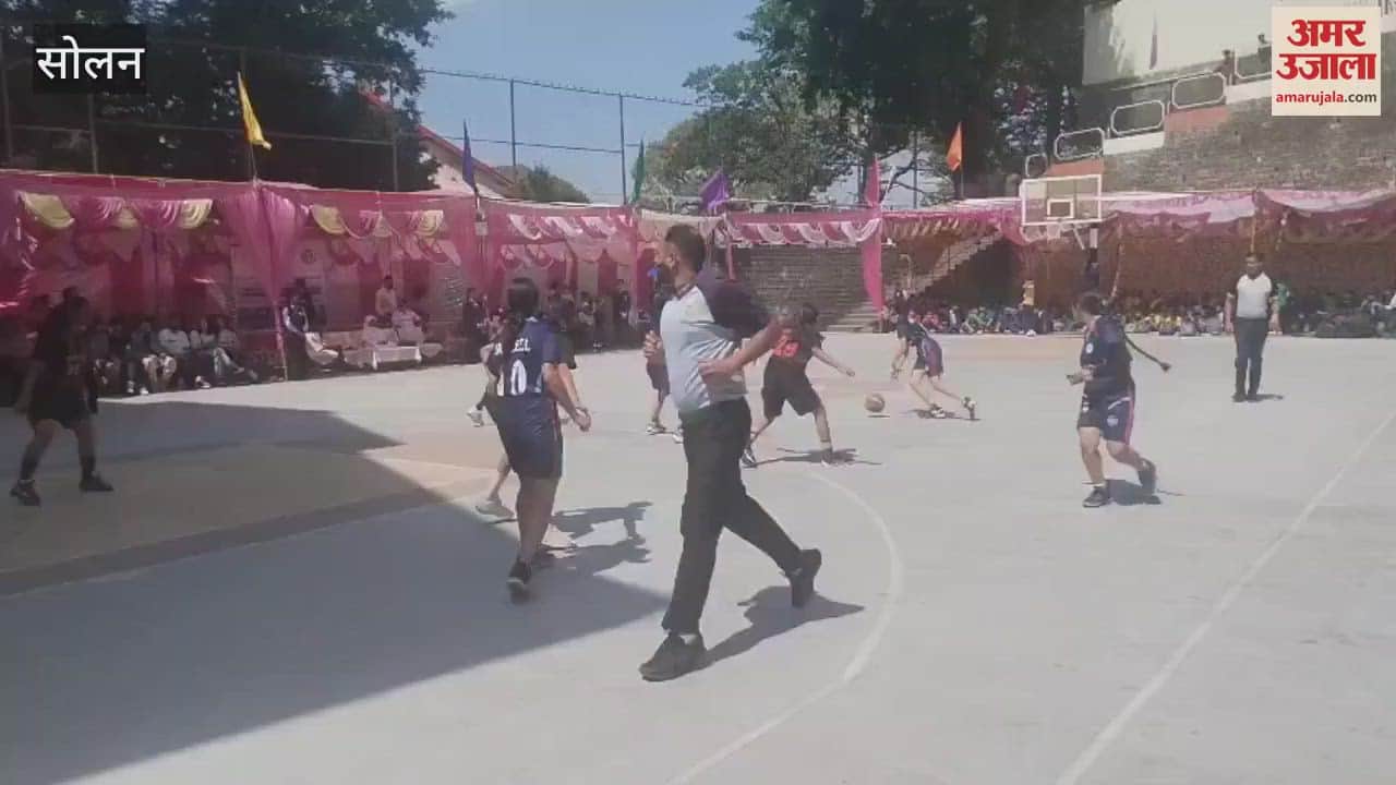 Solan Basketball finals going on in St. Mary's School