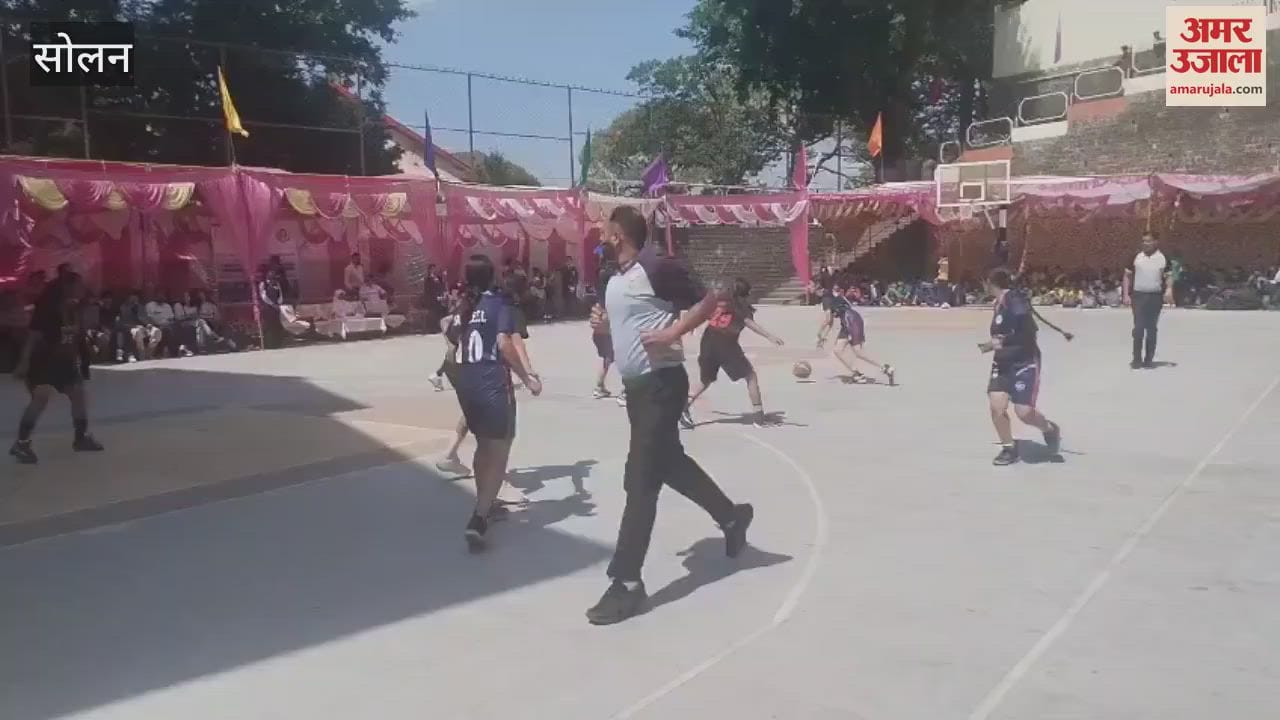 Solan Basketball finals going on in St. Mary's School