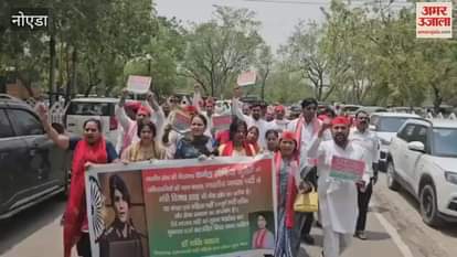 SP workers protested fiercely in Greater Noida