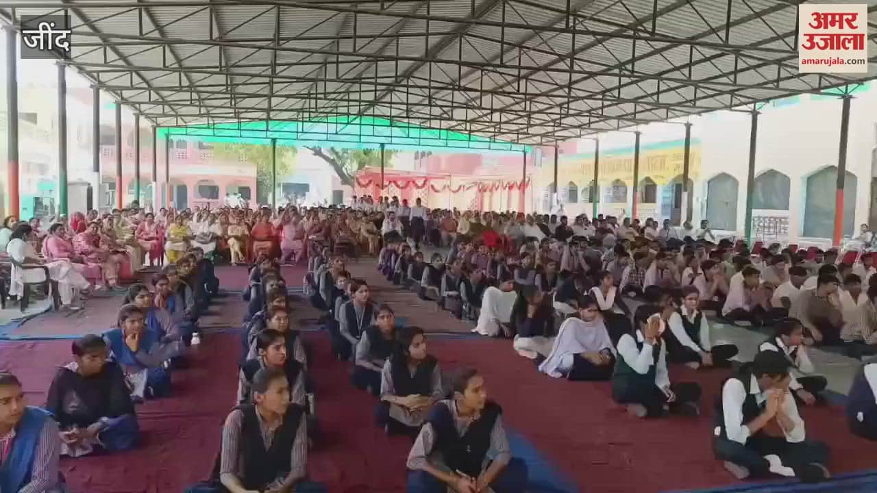 Civil defense training at the girls school in Jind's Uchana