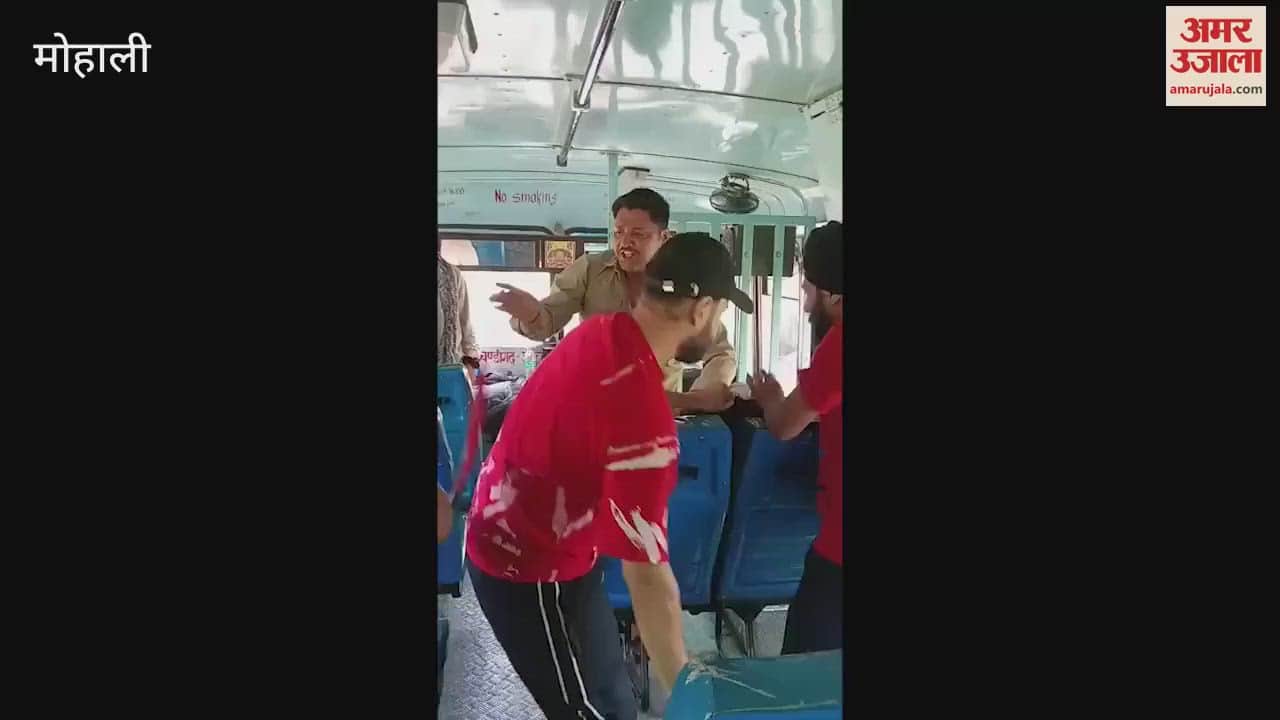 Haryana Roadways bus driver and conductor attacked with sword in Zirakpur