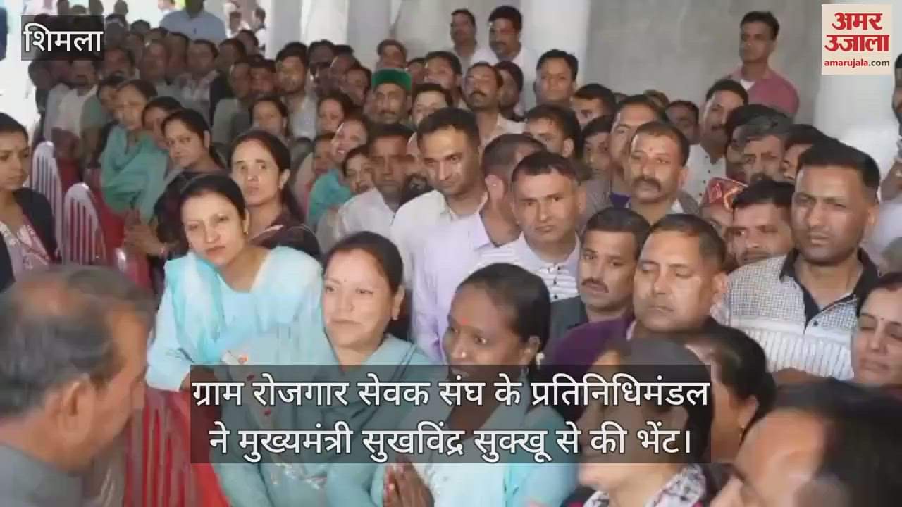 delegation of Gram Rozgar Sevak Sangh met Chief Minister Sukhvinder Sukhu