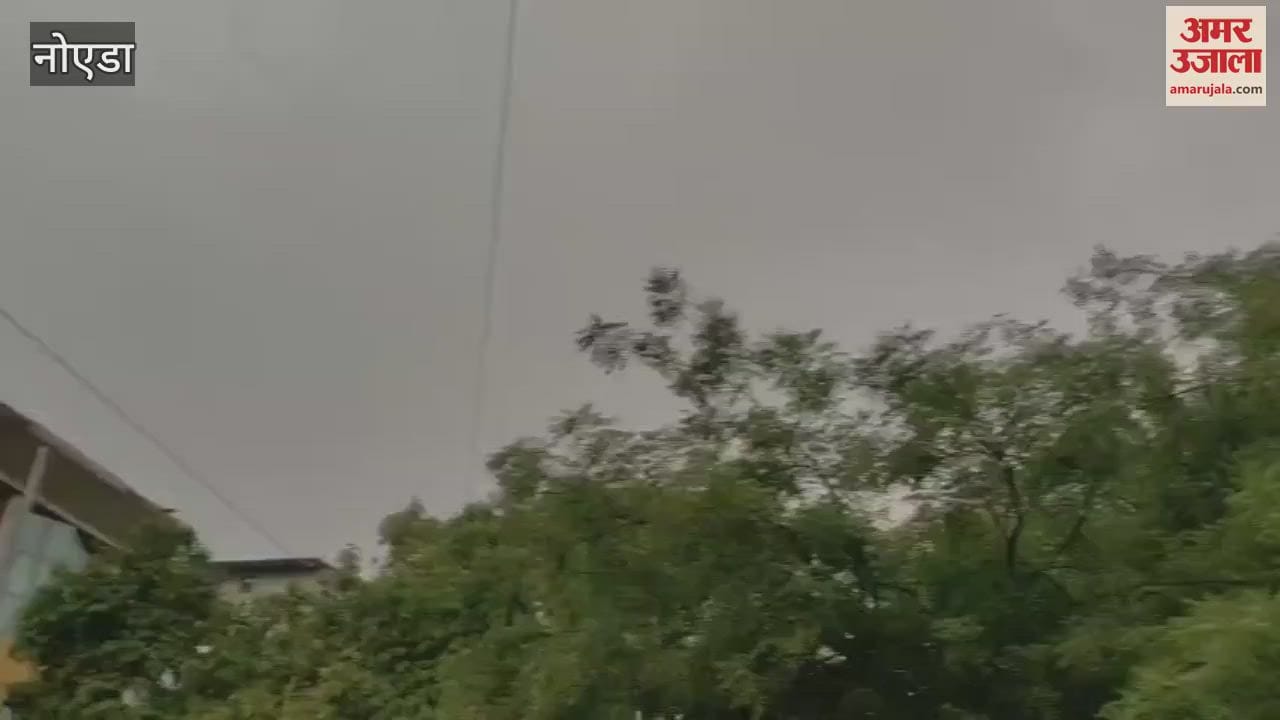 After the scorching heat in Noida, the weather is pleasant in the evening