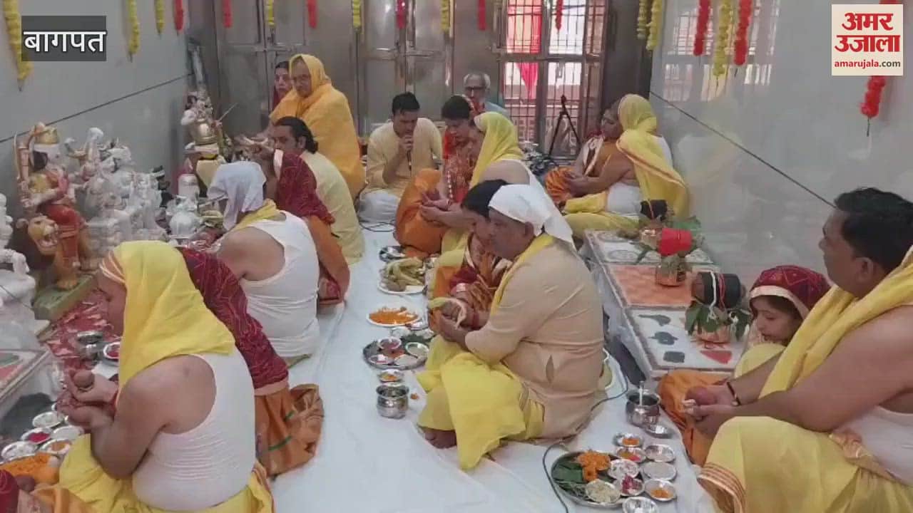Pran Pratishtha program in Sanatan Dharma Thakurdwara temple in Khekra, Baghpat