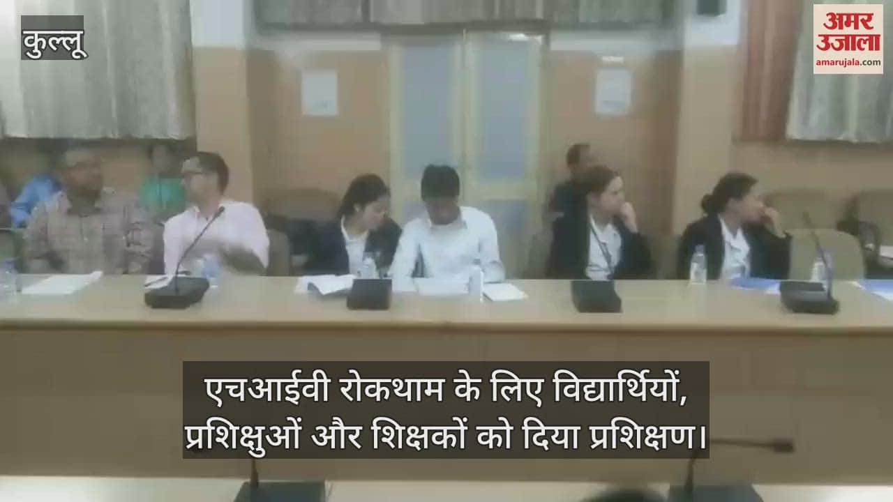 Training given to students, trainees and teachers for HIV prevention