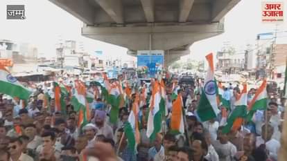 Tricolour was honoured from Samba to Ramgarh, huge crowd gathered in support of the army