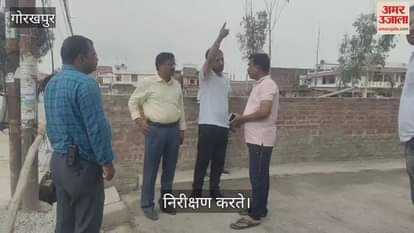 Mayor and Municipal Commissioner inspected the cleaning of drains