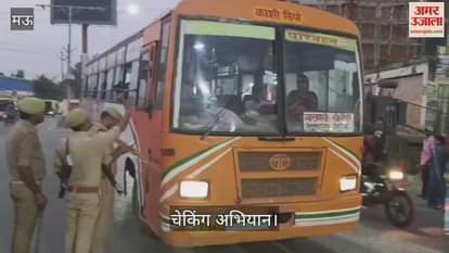 Roadways bus fined 1000 rupees for not wearing seat belt traffic police challaned 360 vehicles