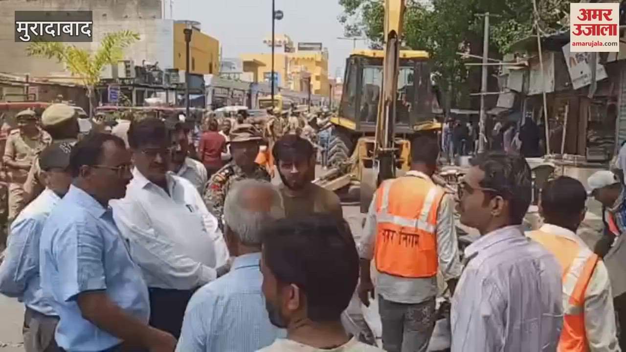 Anti-encroachment drive was carried out in Budh Bazaar, Municipal Corporation removed encroachment