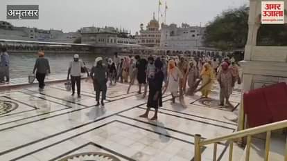 In the increasing heat, various service works started in Sri Harimandir Sahib of Amritsar