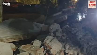 Five cars damaged after wall of Hari Mandir school collapses in Delhi