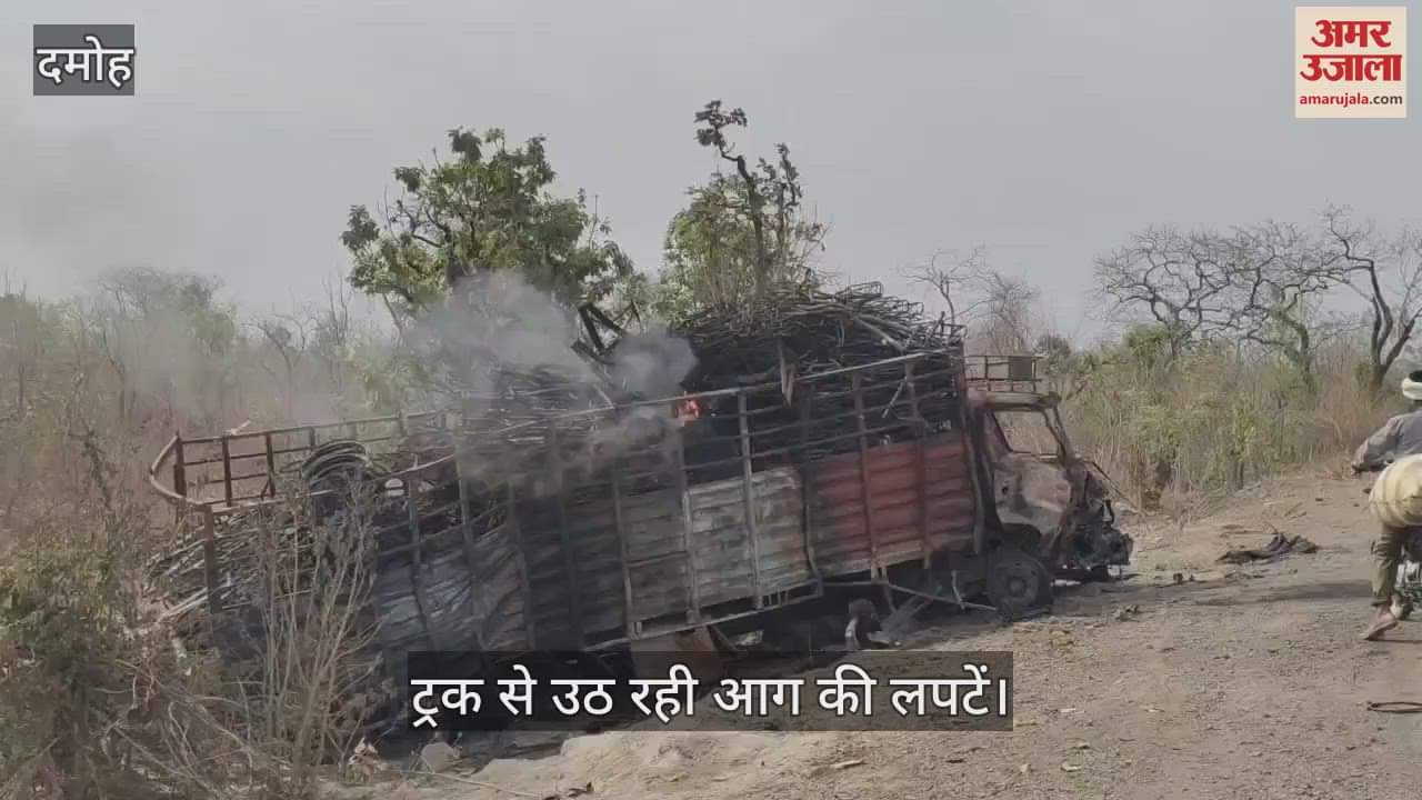 Fire in trucks even after three days