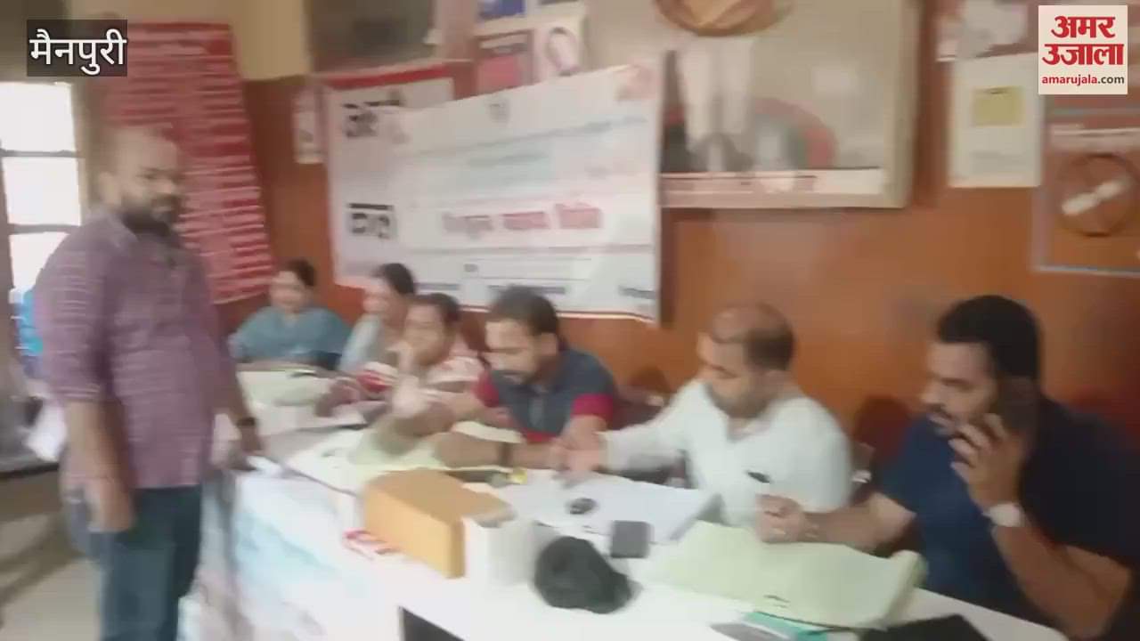 health camp organised in district hospital large number of patients arrived for check-up