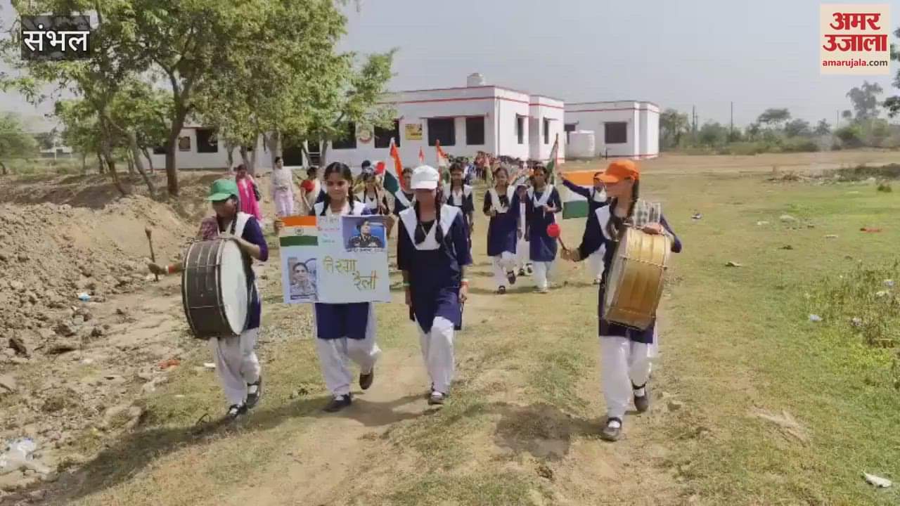 success of Operation Sindoor, KGBV students took out a grand tricolor procession