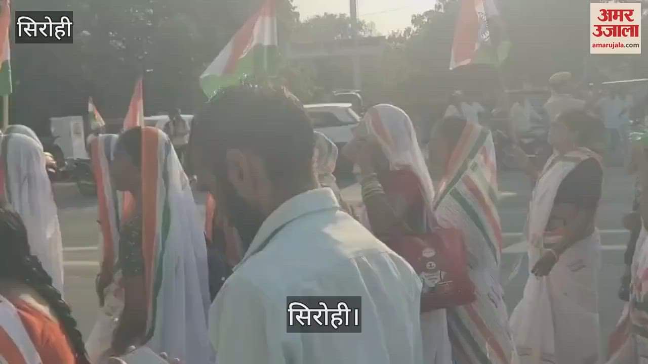 Sirohi News: Tiranga Yatra taken out in honor of the army in Sirohi