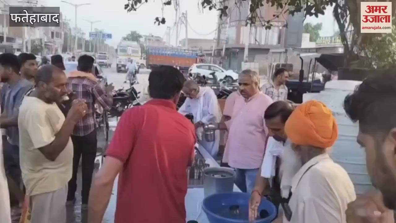 stall of cold sweet water was set up in the Balaji temple in Tohana, Fatehabad during summers
