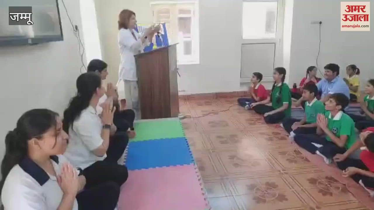 Amar Ujala's Yoga and Health Camp organized at DBN School Jammu by Amar Ujala