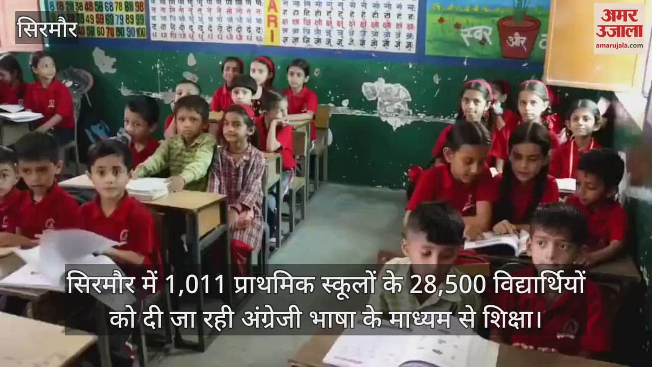 Sirmour: 28,500 students of 1011 primary schools are being given education through English language