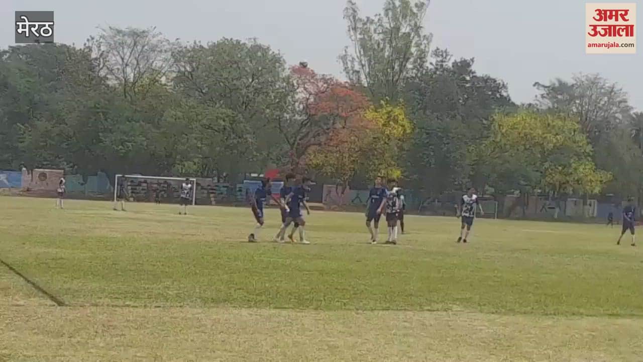 Meerut Zonal Under 19 Football Tournament, St. Patrick School players won the match by defeating St. Mary 2-1