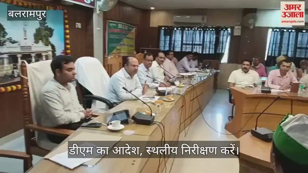 VIDEO: बलरामपुर : जिलाधिकारी बोले- टीम बनाकर किसानों की शिकायतों का कराया जाए स्थलीय निरीक्षण