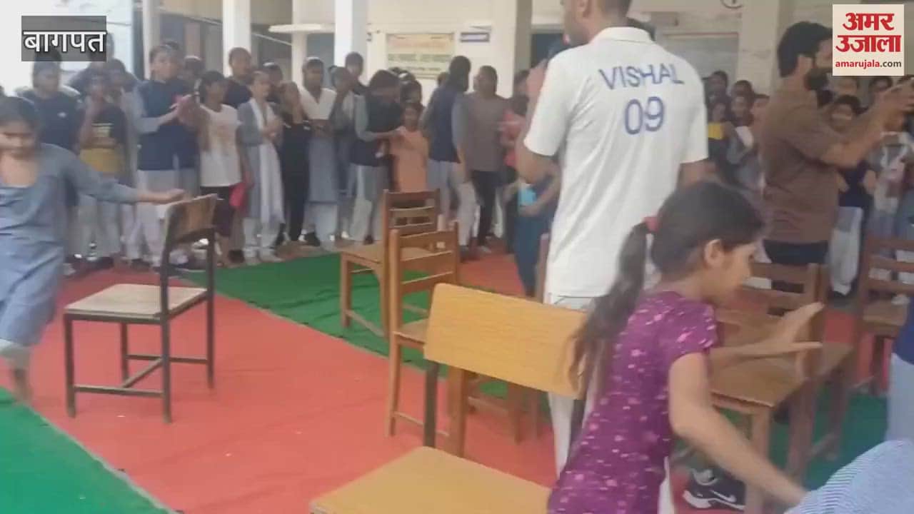 In the summer camp at the Government Inter College of Baghpat, the girls and boys participated in yoga and sports