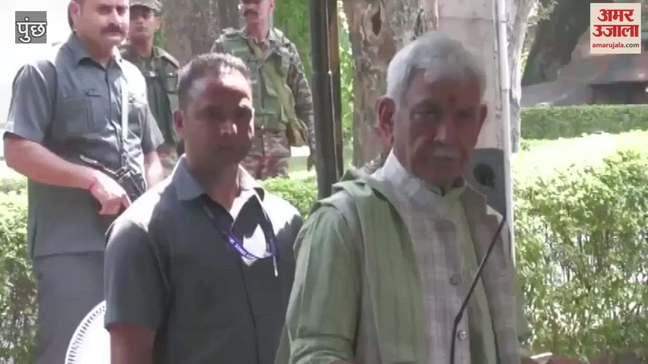 Lieutenant Governor Manoj Sinha met Army and BSF personnel in Poonch