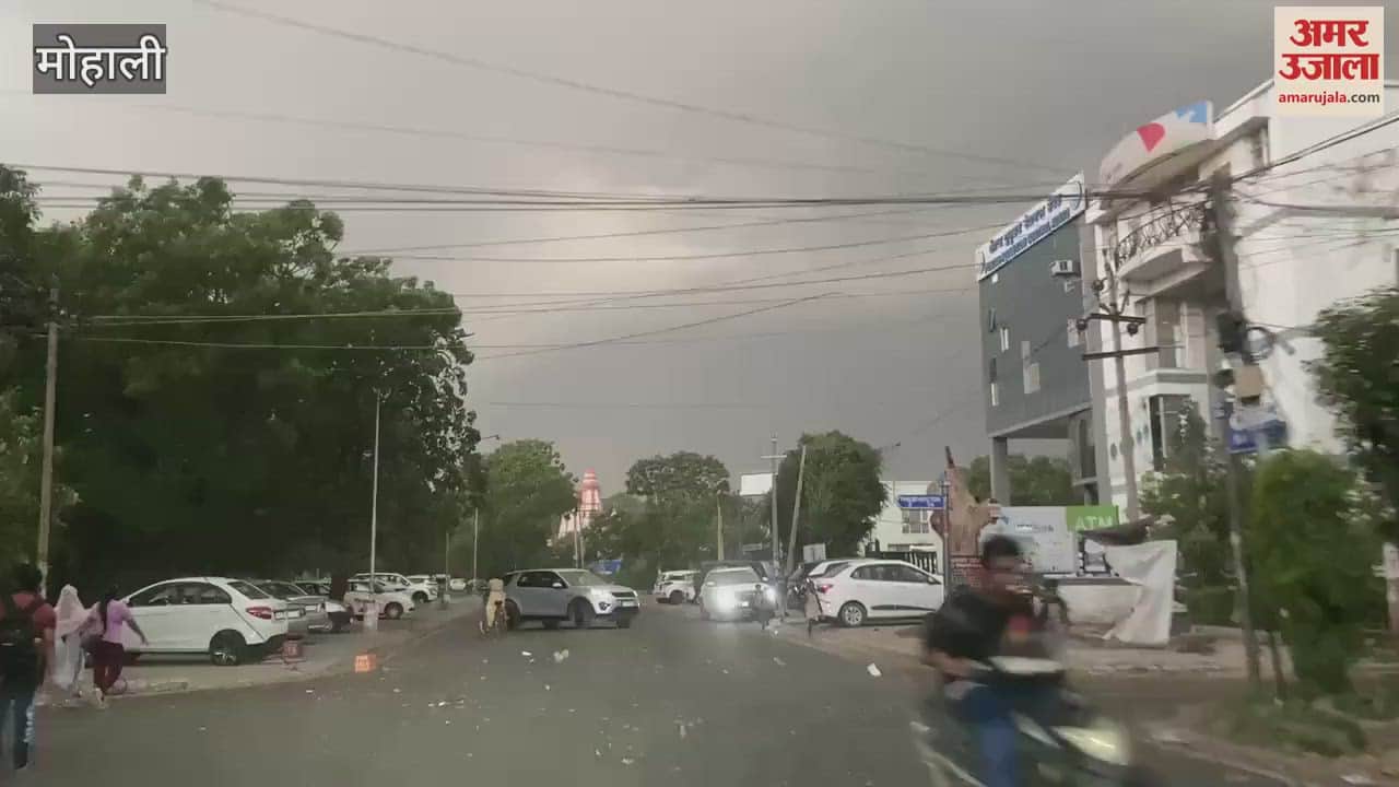 Weather change in Mohali