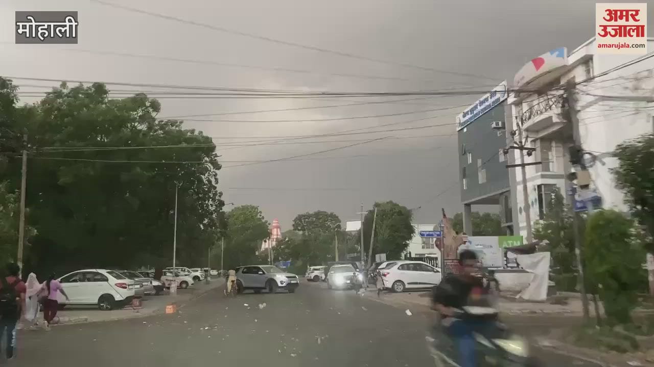 Weather change in Mohali