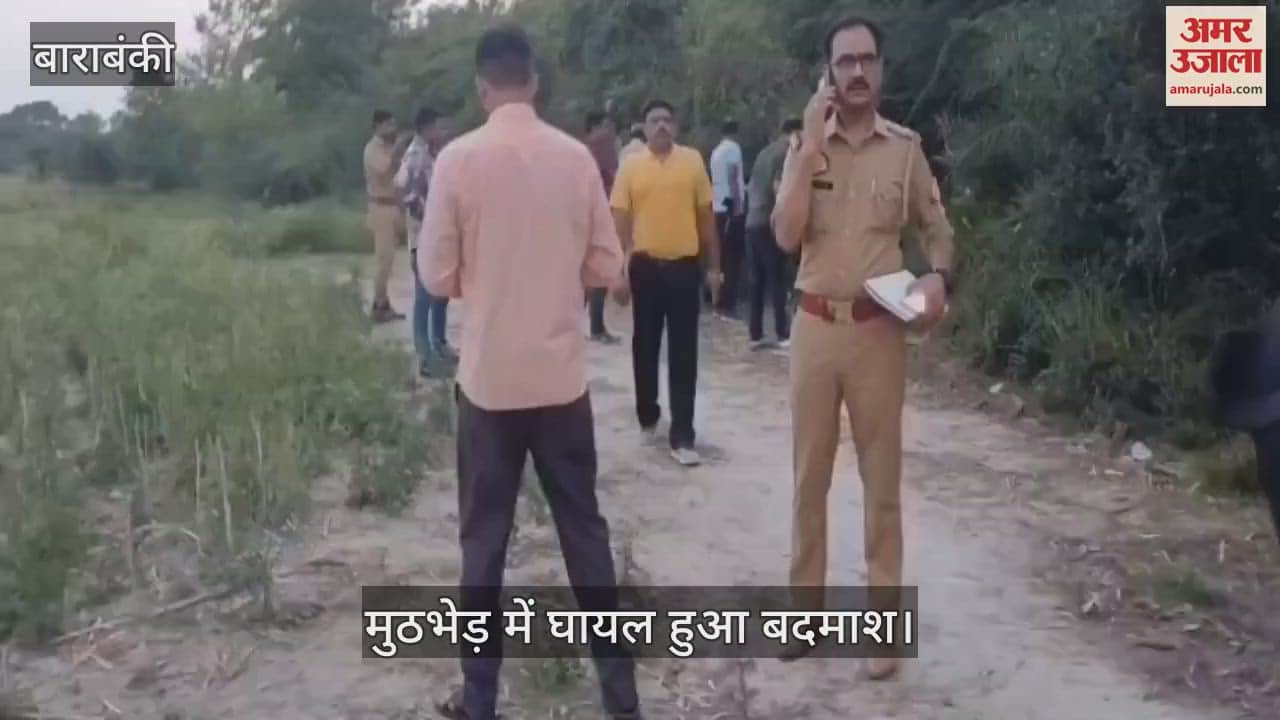 VIDEO: एक लाख का इनामी बदमाश ज्ञानचंद एसटीएफ से मुठभेड़ में घायल, गिरफ्तार