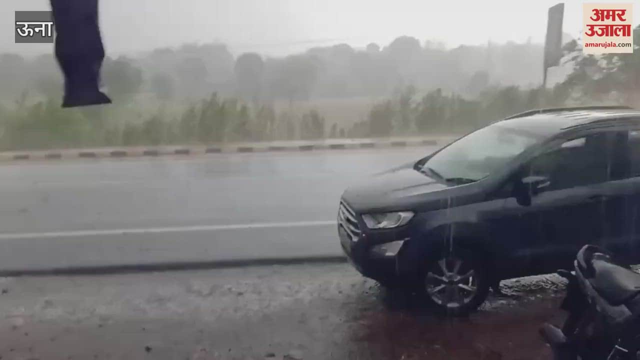 Una Storm and hailstorm wreaked havoc in Baduhi area brought relief from heat