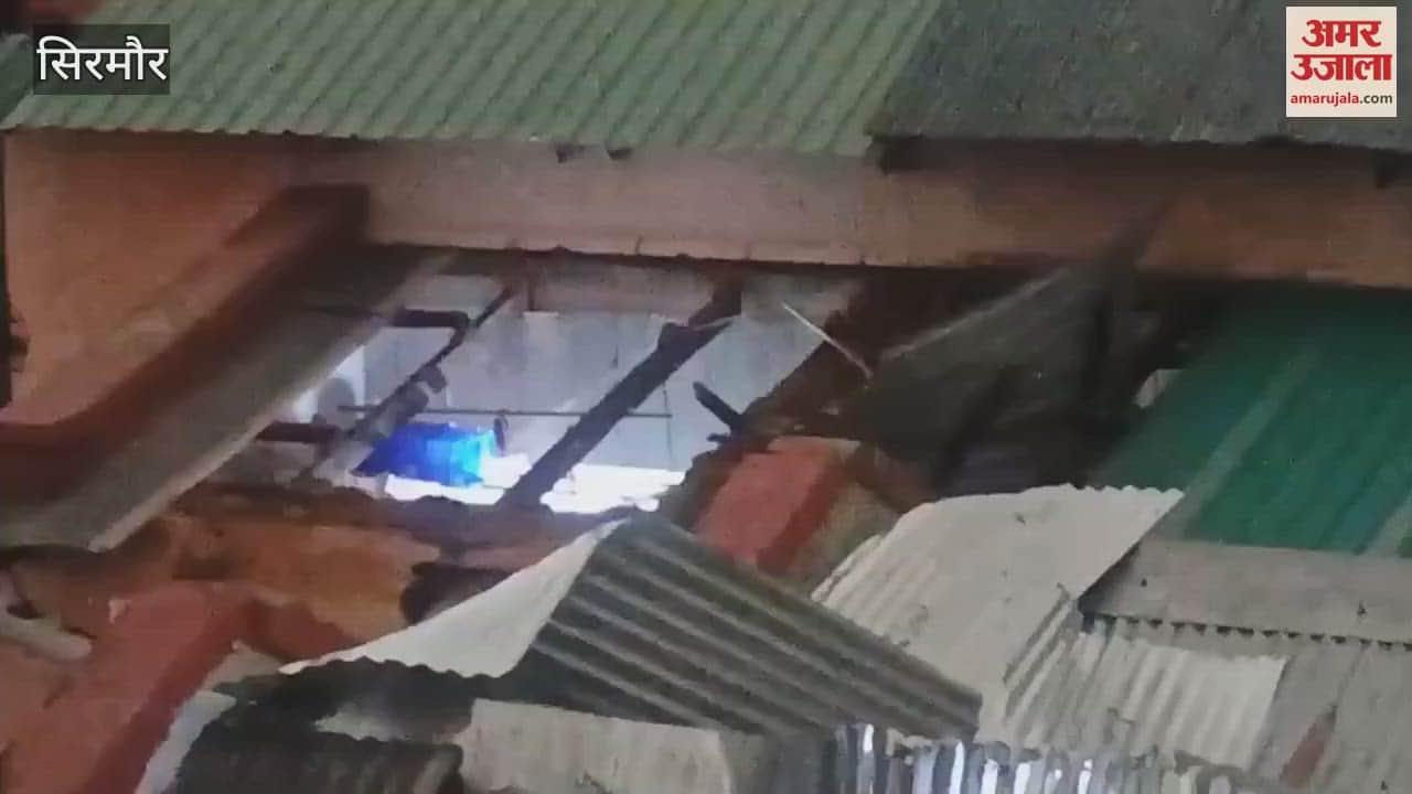 Sirmaur The roof of the store and kitchen of the emergency room of Medical College Nahan was blown away