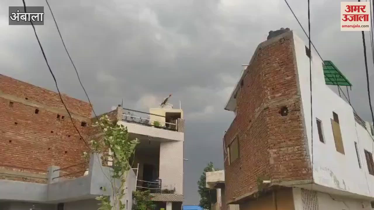 अंबाला में आंधी, दिन में छाया अंधेरा अब बारिश शुरू