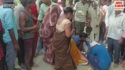 Villagers surrounded the police station with the dead body of the son