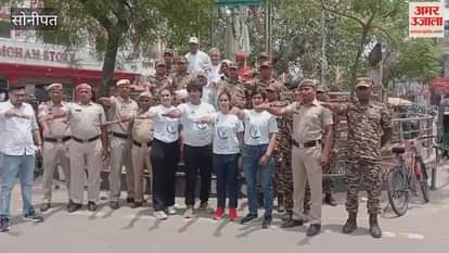 Drug free youth took to the streets against drug abuse in Sonipat, Kheloge To Khelgoe Trust